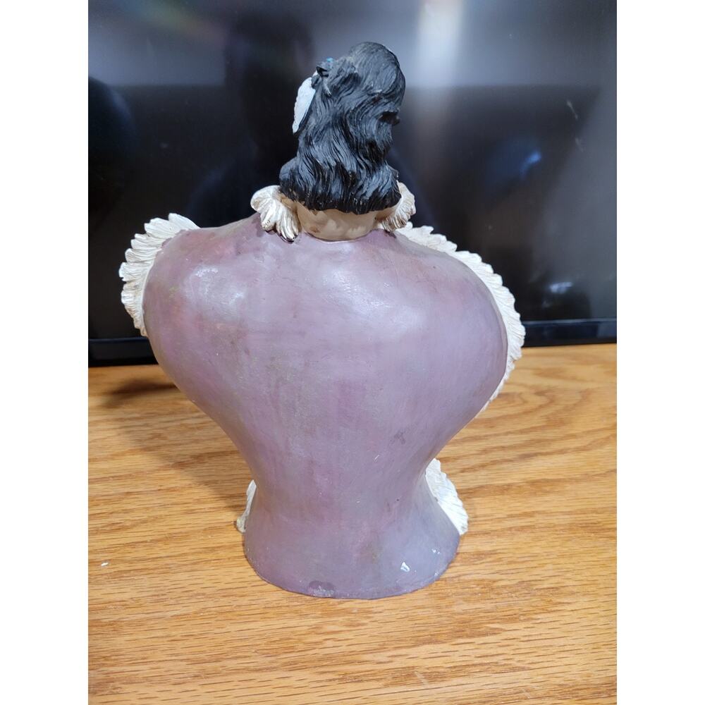 Native American light up Indian WOMAN Statue Resin vtg Western - Picture 6 of 12
